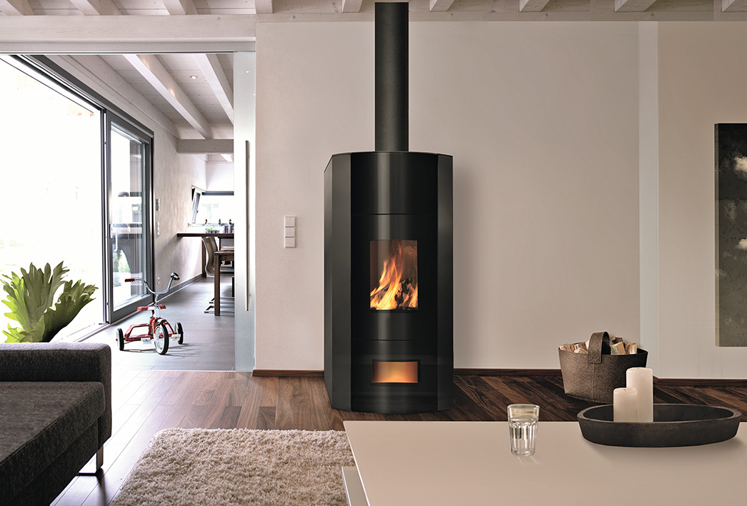 Kamin im Wohnzimmer