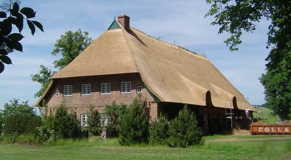 Bauernhaus mit Reetdach