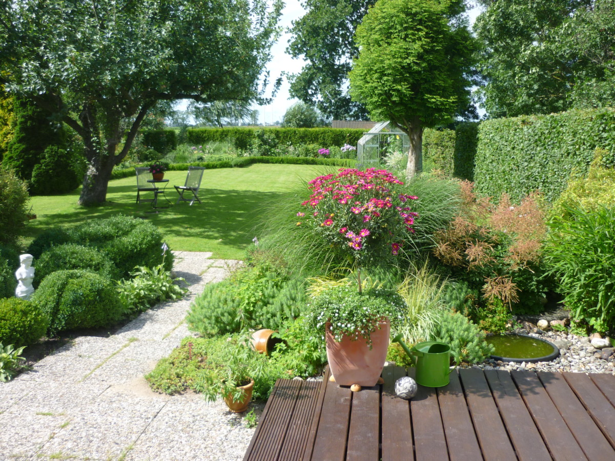 Terrasse Aktion offener Garten