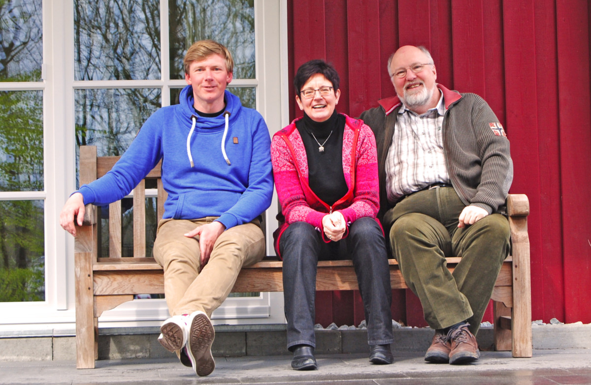 Christoph Jensen mit Familie Ahlert