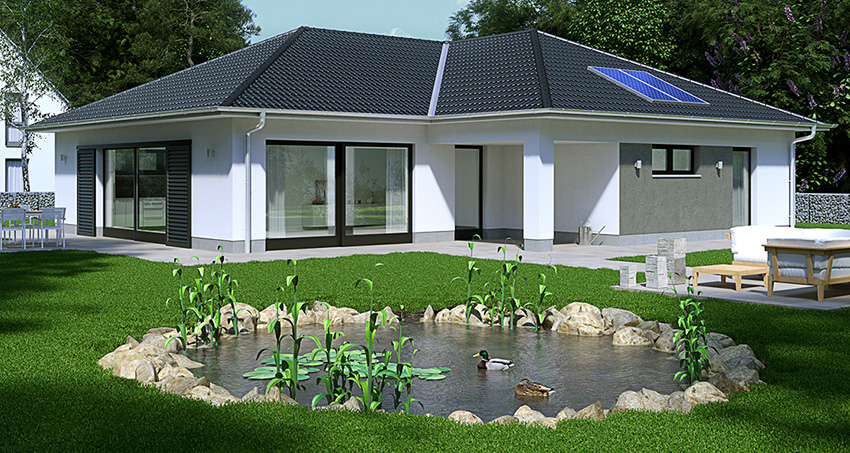 Modelbild eines Hauses